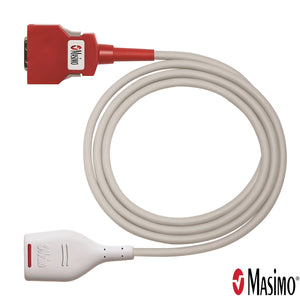 Masimo 4073 RD rainbow SET MD20-12 patient cable, 12 ft, second view of the coiled cable with MD20 and RD connectors