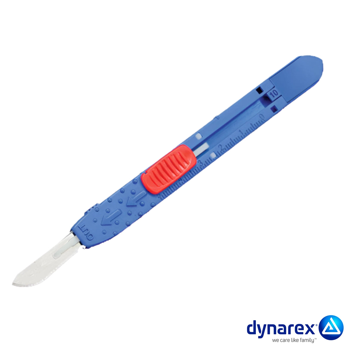 Check out this #10 scalpel with retractable blade. Great for prehospital emergency procedures such as surgical crics or finger thoracostomy. PN: 4160