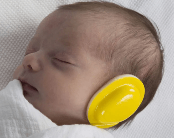 MiniMuffs are designed to protect the hearing of neonates during interfaculty transfer in a helicopter or noisy ambulance.