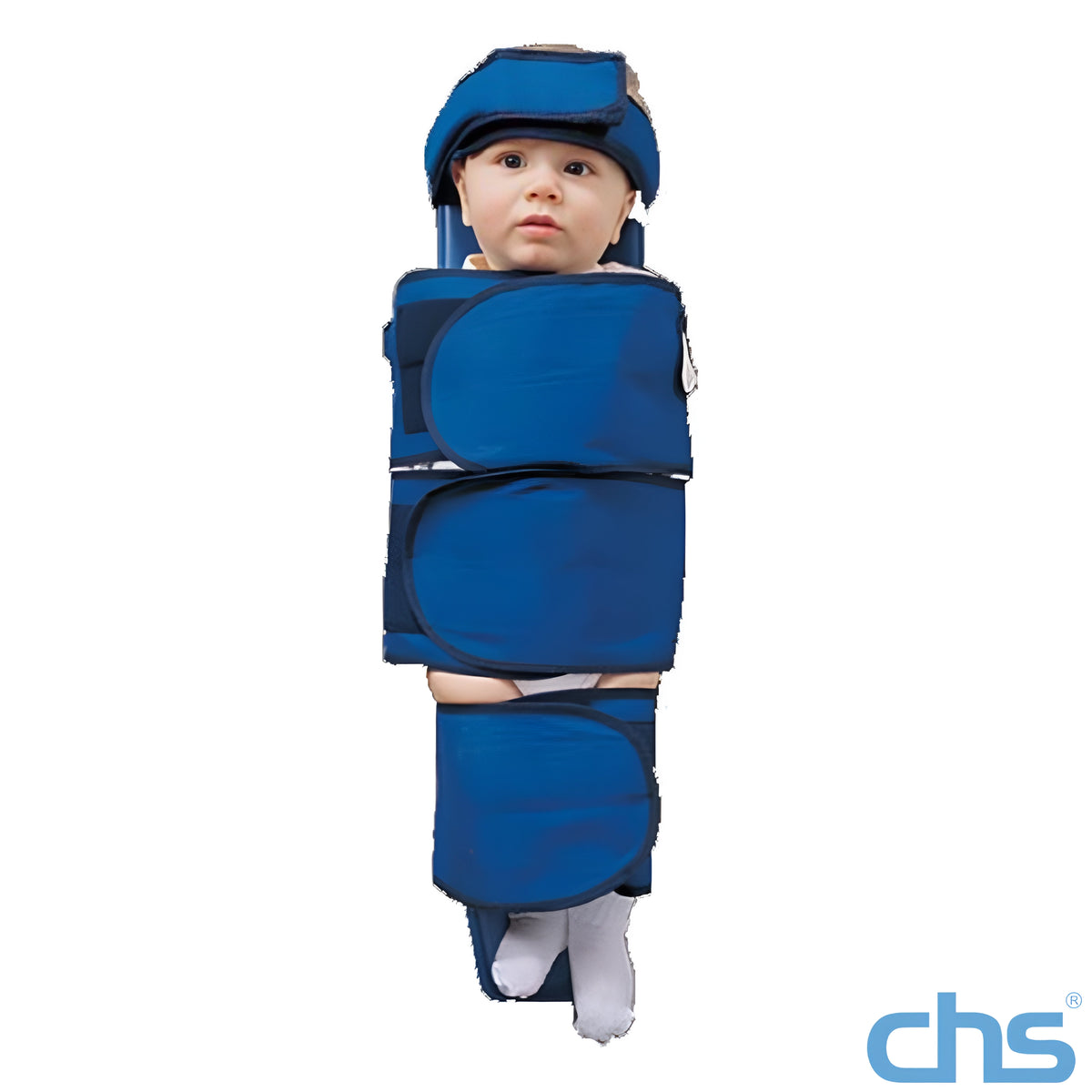 This is the olympic papoose board designed for infants and toddlers up to 24 months to be secured during imaging, dental procedures, medical assessments and medical procedures. PN: 50510 Great for pediatric dentist and physicians.