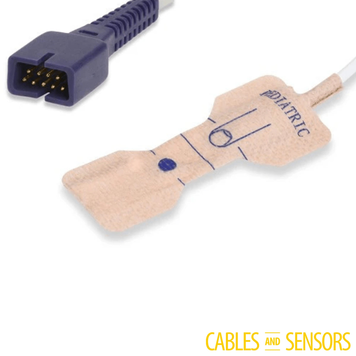 Nellcor OxiMax Compatible SpO2 Sensor, Pedi (MAX-P)