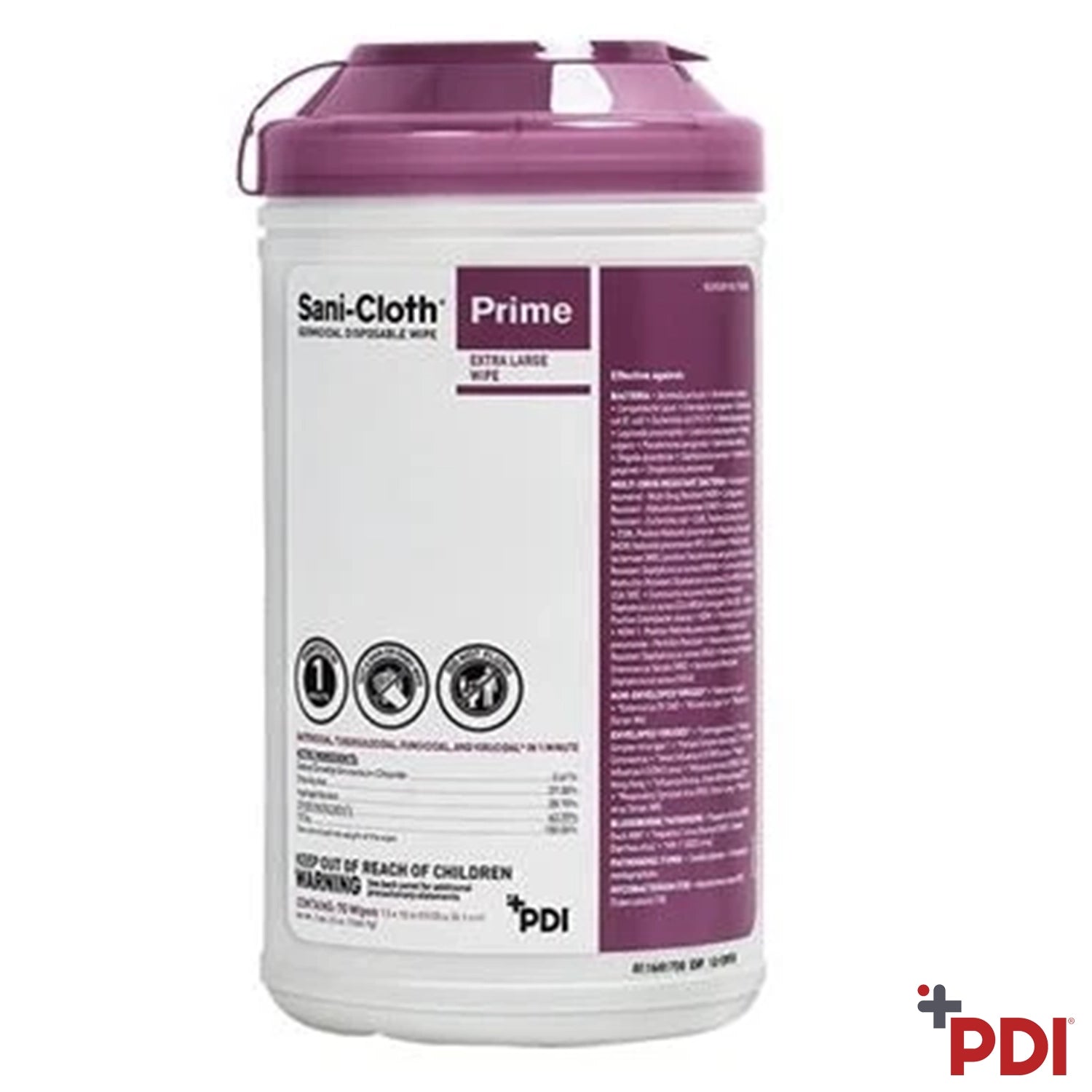 PDI SANI-CLOTH® Prime Germicidal Wipe XL 6/Case 