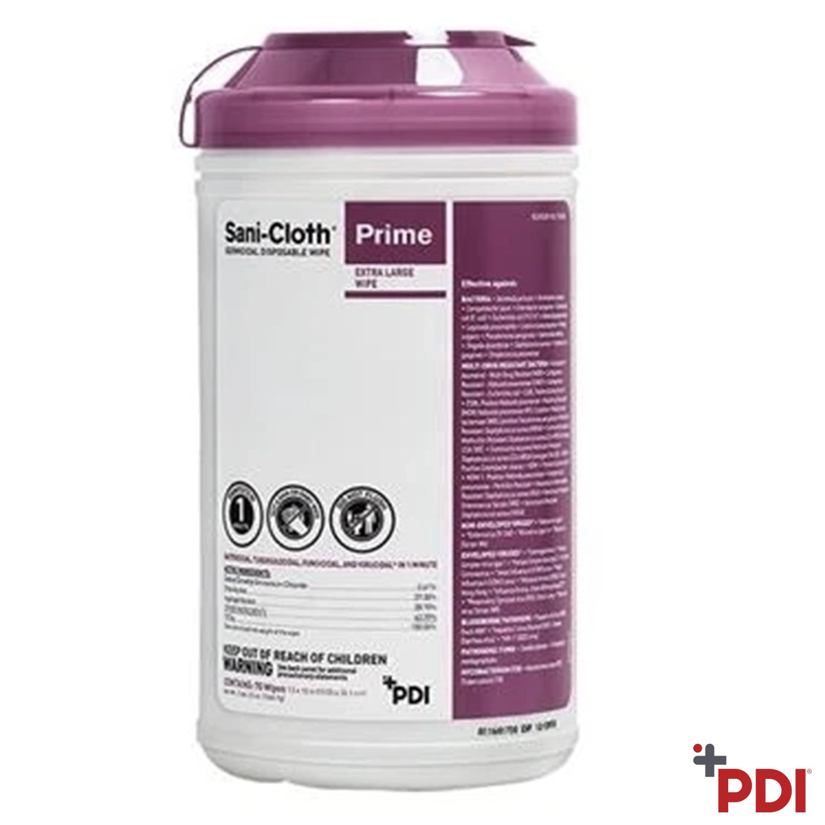 PDI SANI-CLOTH® Prime Germicidal Wipe XL 6/Case 