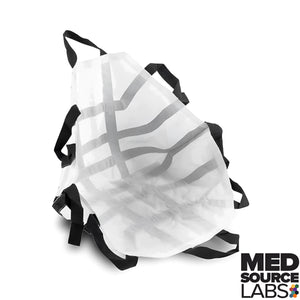 The Patient Mover Rescue Chair is a lightweight and compact chair stretcher used to transport patients through narrow hallways, up and down stairs and from confined spaces. The Rescue Chair is fluid impervious, disposable and easily folds up to be stored in a rescue bag.