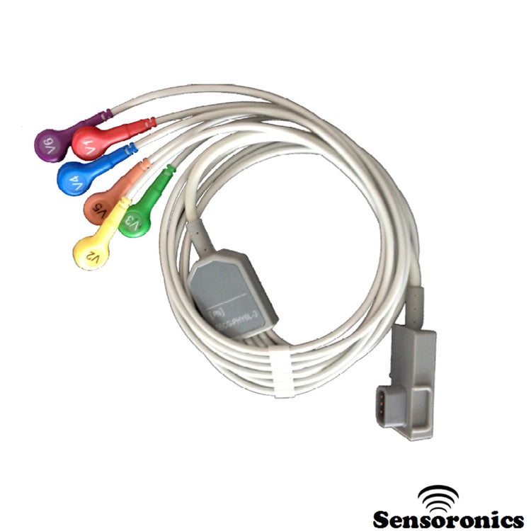 Physio Control Compatible 6 Lead ECG Cable 