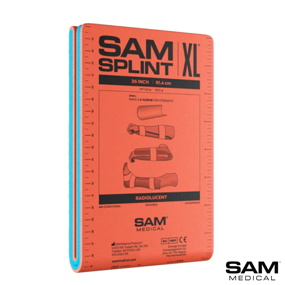 SAM Splint XL 36 inch, Flat