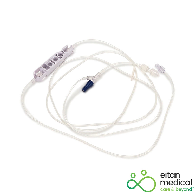 Sapphire AP423-01 Infusion Set - Microbore Infusion Set with Non-Vented Spike and Back Check Valve, 7mL Priming Volume 