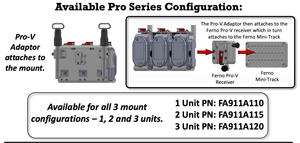 Triple Sapphire Pro Mount With Telescoping IV Poles - Pacific Biomedical