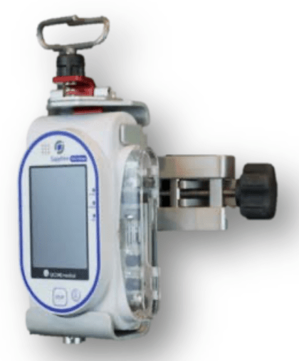 Single Sapphire Mount, with Universal Pole Mount, and 1 Telescoping IV Pole - Pacific Biomedical