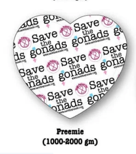 Save the Gonads™ X-ray Shields, Size: Preemie - Pacific Biomedical