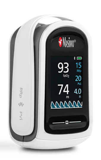 MightySat Rx Model 9941 with PVi and RRp Fingertip Pulse Oximter - Pacific Biomedical