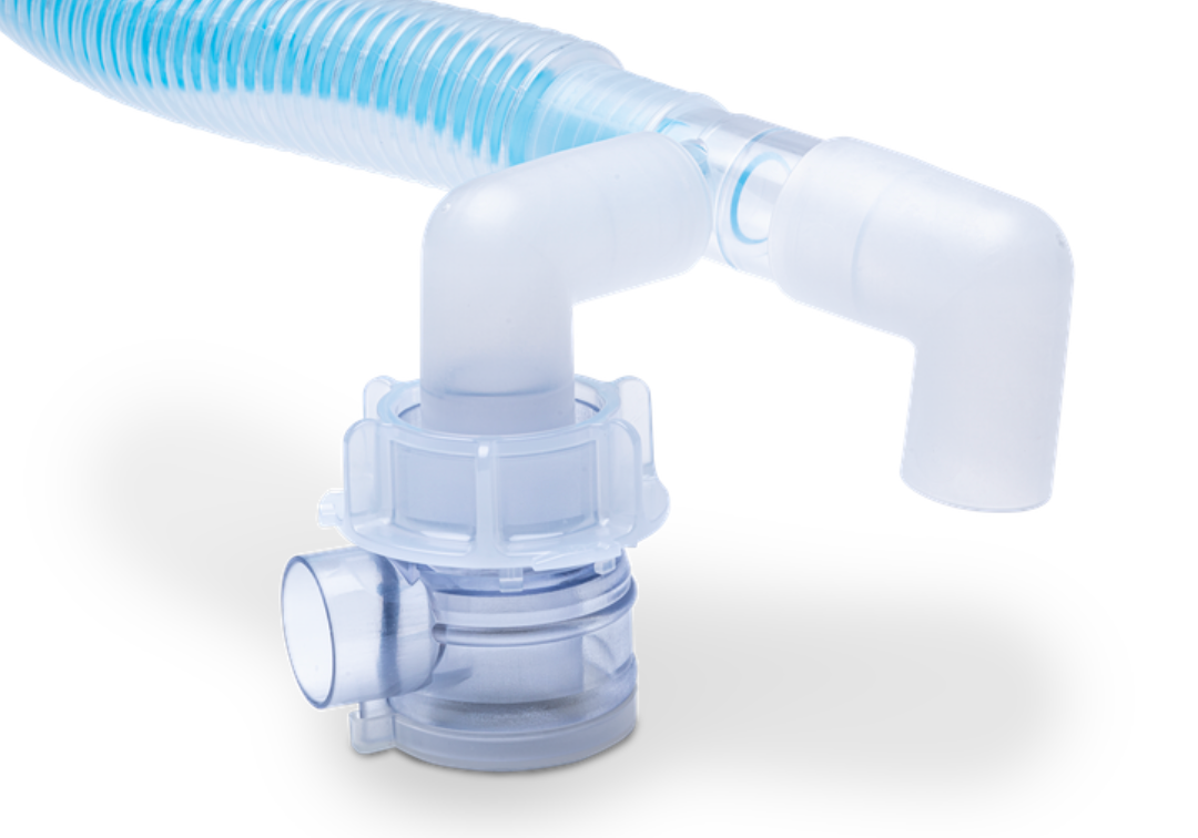 Hamilton-C1/T1/T1 Military/MR Coaxial Breathing Circuit with Flow Sensor and Expiratory Valve 240cm