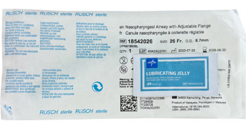 Robertazzi Nasal Airway Emergency 9 Pack, 20 Fr - 36 Fr 