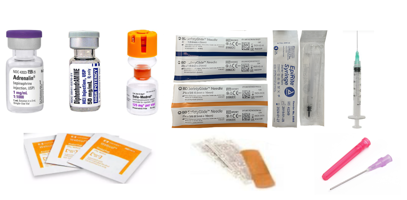 Sample Complete Anaphylaxis Set