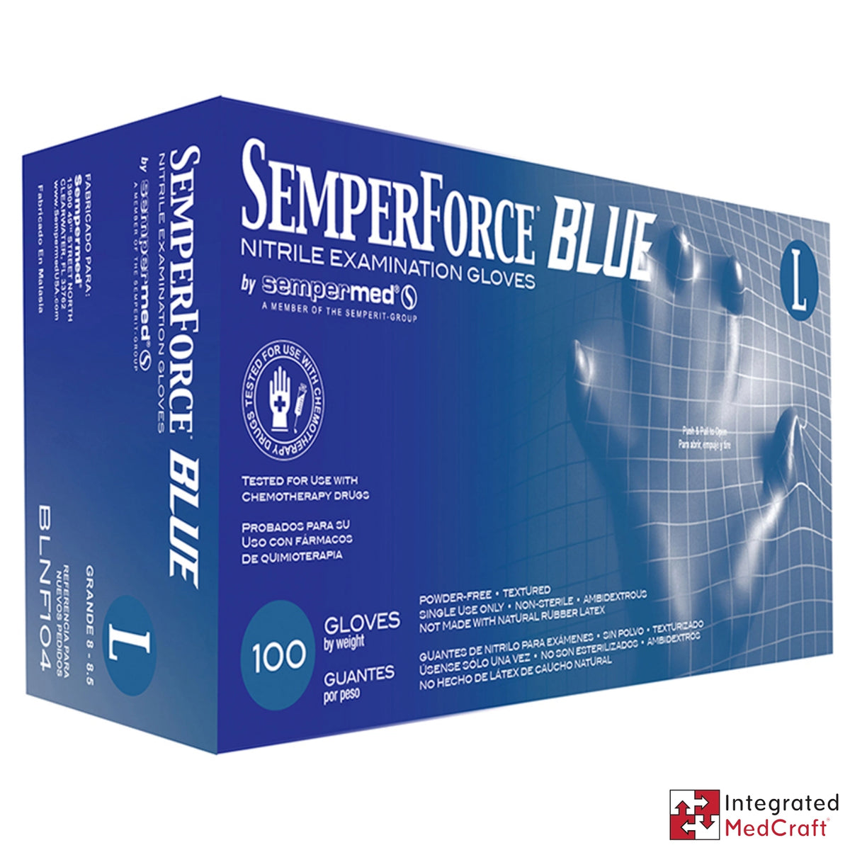 Our nitrile exam gloves offer comfortable and reliable protection while our textured fingertips help ensure a confident grip during important procedures.
