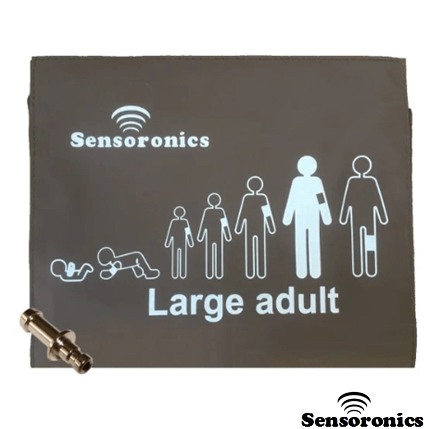 Reusable Large Adult NIBP Cuff with Bayonet Fitting