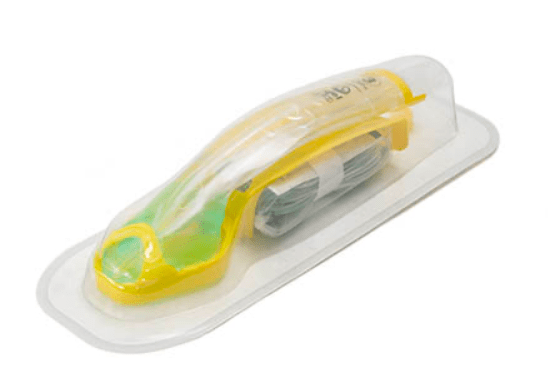 Includes a size 3 i-gel O2 with yellow hook ring, sachet of lubricant, airway support strap and a 12FG suction tube. PN: 8703030, NSN: 6515-01-619-7360