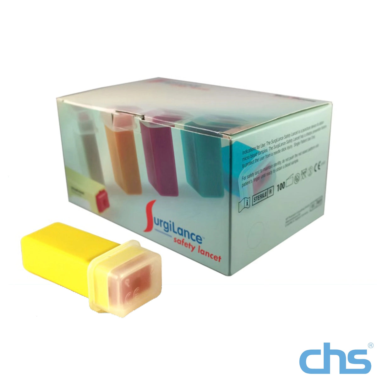 SurgiLance™ Sterile Lancet 1.0mm depth (g21), Size: Preemie - Pacific Biomedical