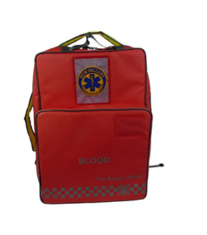 Modeled after concepts from NOEMS, the Resus Tailor Blood Backpack is able to hold a Delta Ice 2L stocked with whole blood, A Life Flow Plus by 410 Medical, EZIO kit, and needle decompression kits.