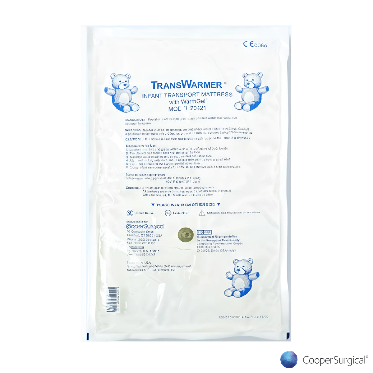 Provide gentle & effective warmth for infants during transport and procedures with this innovative mattress, ensuring optimal thermal care and comfort. PN:20421