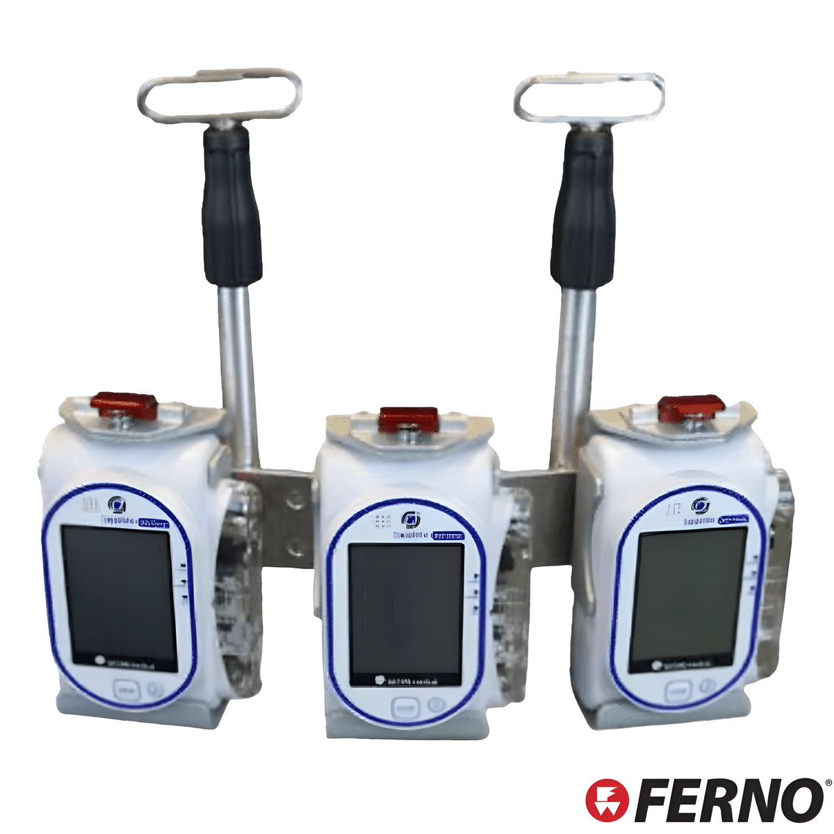 Triple Bridge Mount for Sapphire IV Pumps made out of aircraft grade aluminum and rated for transport to SAE J3043