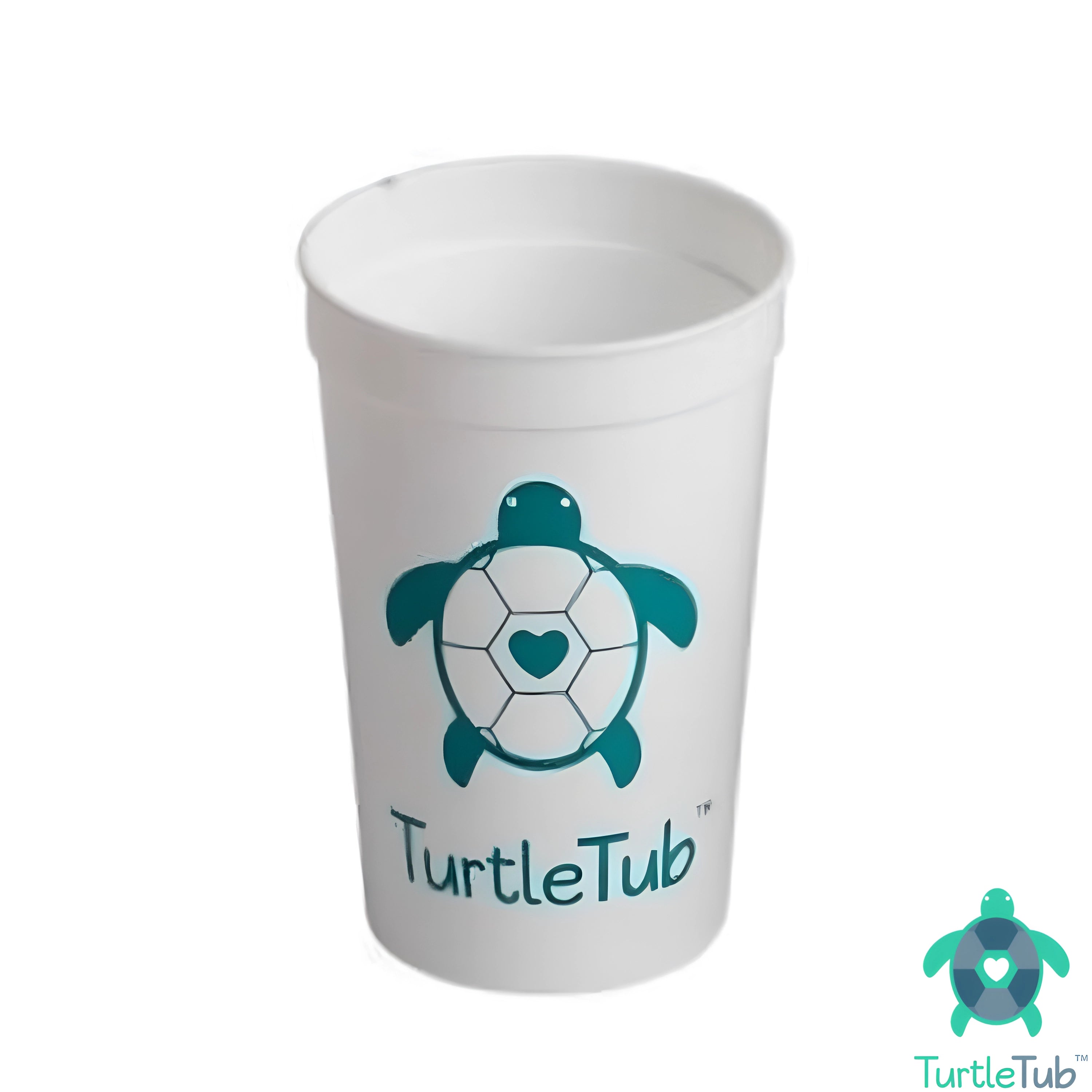 Cup to rinse infants from TurtleTub