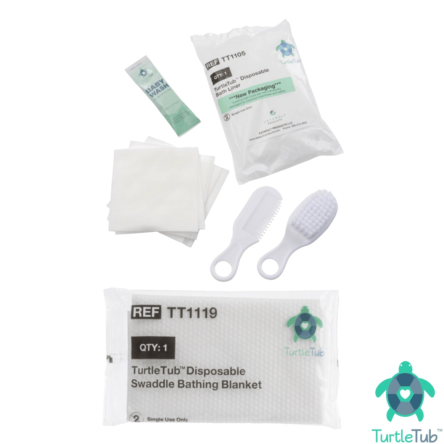 Turtle Tub Mother-Baby Unit Premium Bath Accessory Pack - Pacific Biomedical