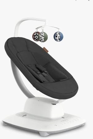 UPPAbaby Mamaroo Smart Swing, Jake (Charcoal Melange) 1046 side view
