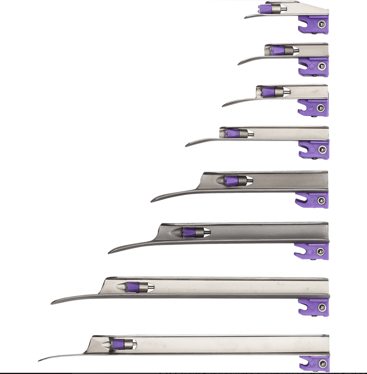 Intubrite Disposable Dual LED Laryngoscope Blade Miller 0 - Pacific Biomedical