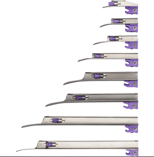 Intubrite Disposable Dual LED Laryngoscope Blade Miller 0 - Pacific Biomedical