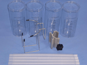 WaterPAP Starter Kit, includes: Four WaterPAP Setups, One Pole Clamp, One Bracket with Tube Guide - Pacific Biomedical