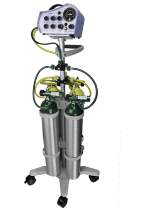 MRI Compatable Mobile Stand for pNeuton Mini Ventilator - Pacific Biomedical