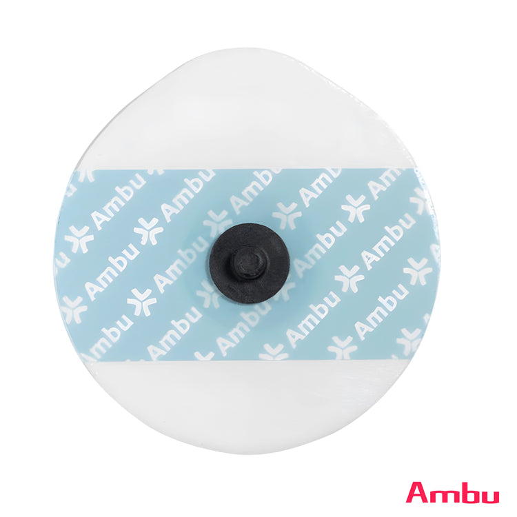 AMBU ECG White 4500 M Foam Wet Gel Electrodes - Pacific Biomedical