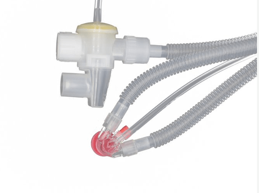 Neonatal Dual Limb Circuit 6 ft Removable Wye: MVP &amp; CV2i+ Built-in - Pacific Biomedical