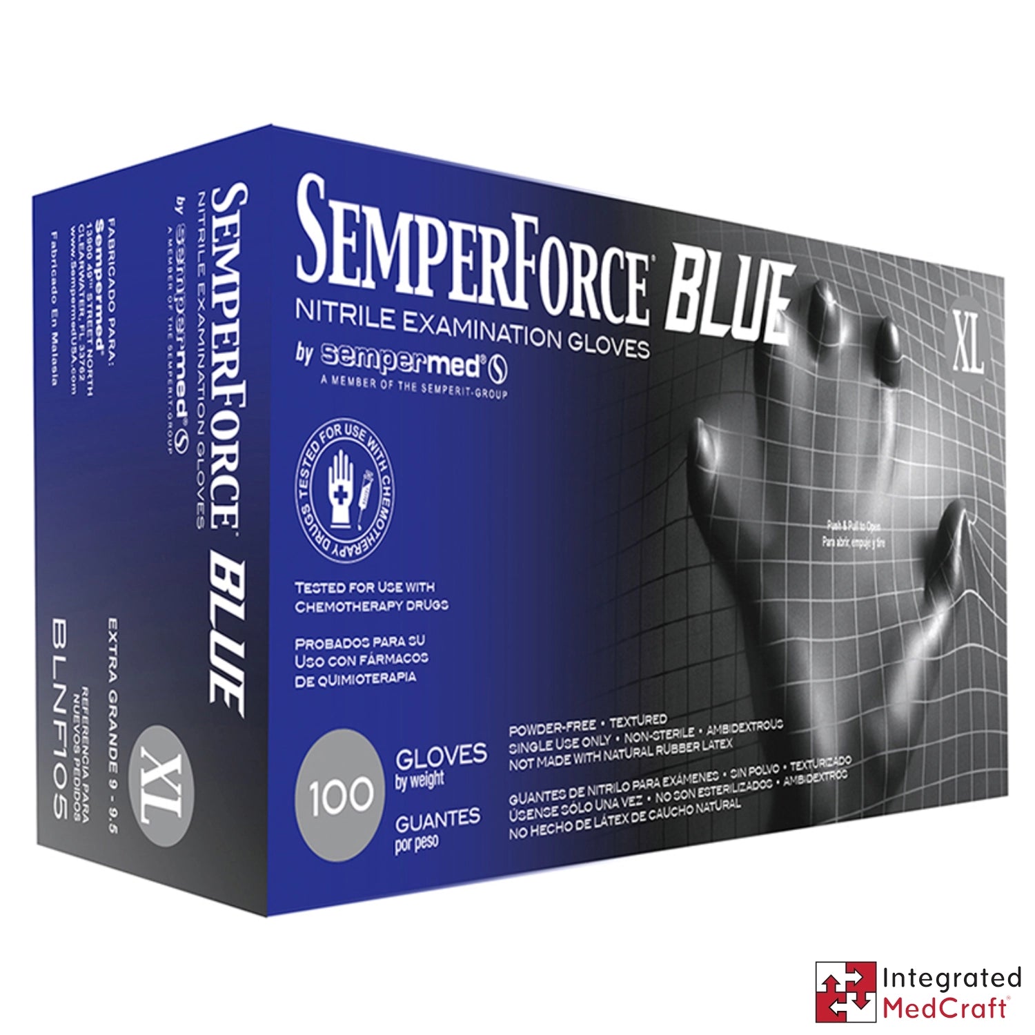 Our nitrile exam gloves offer comfortable and reliable protection while our textured fingertips help ensure a confident grip during important procedures.
