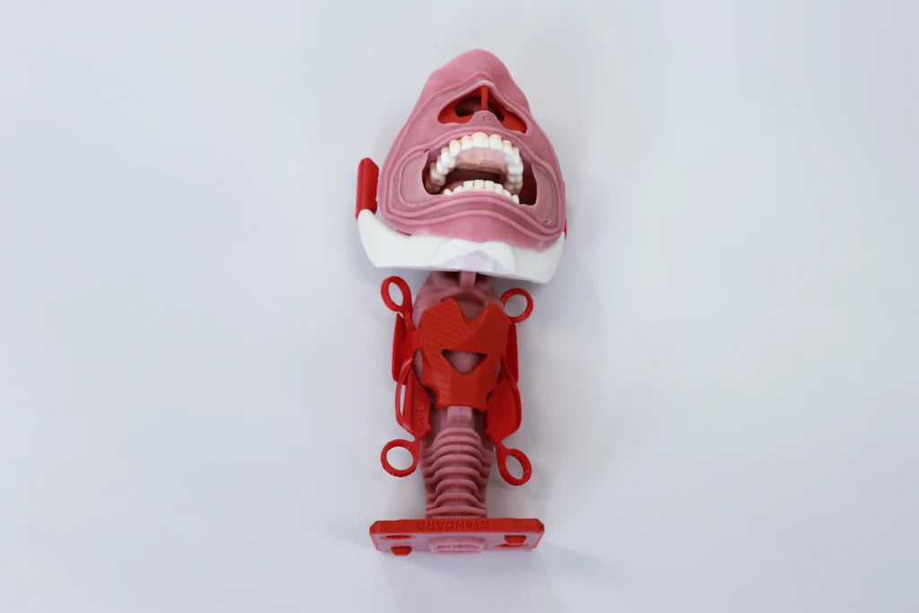 Decent Simulators V2 neck upgrade set MP0004 with updated neck assembly and standard airway