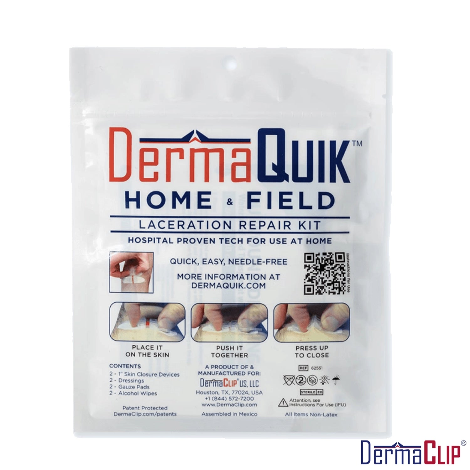 DermaQuik Home & Field Laceration Repair Kit  PN:62551