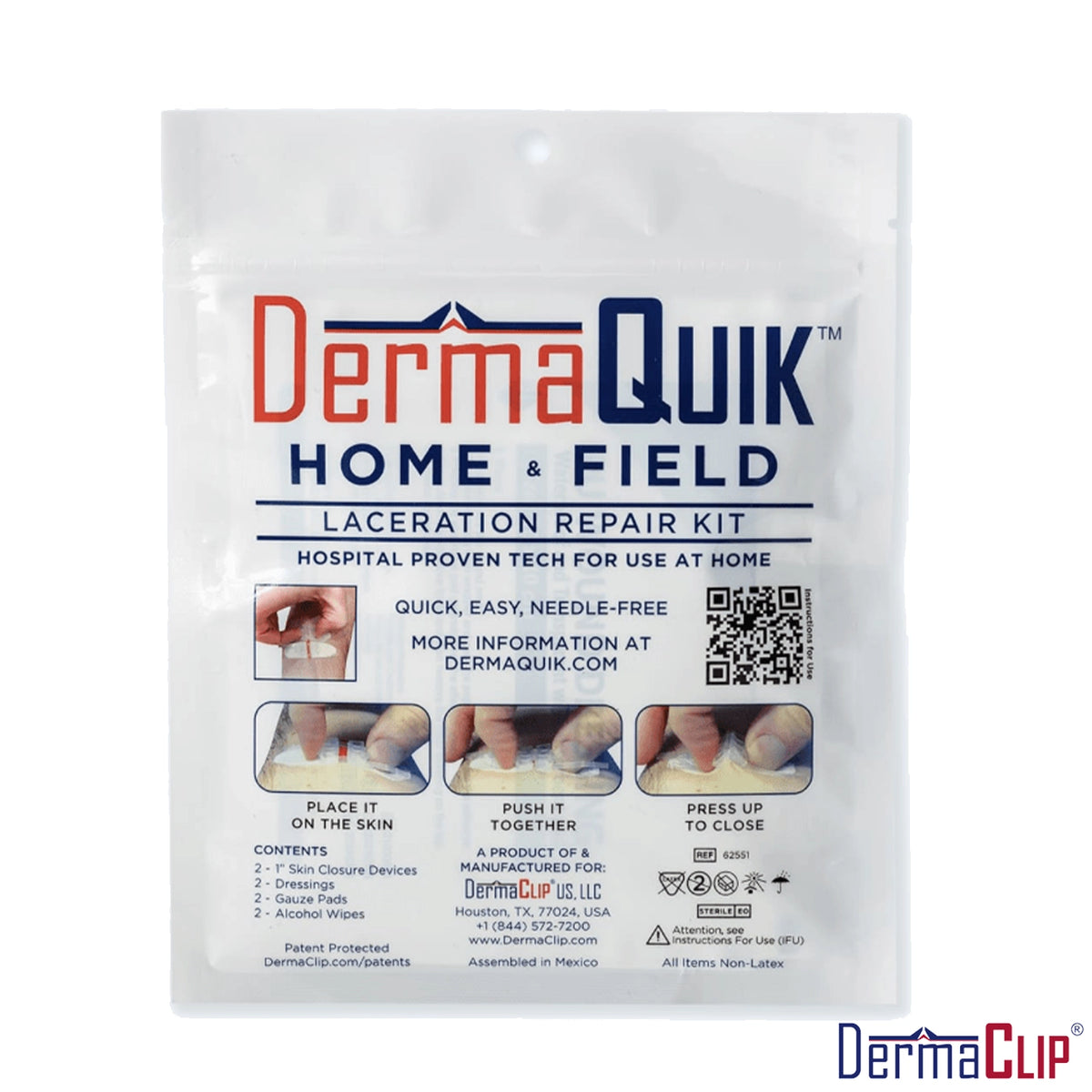 DermaQuik Home & Field Laceration Repair Kit  PN:62551