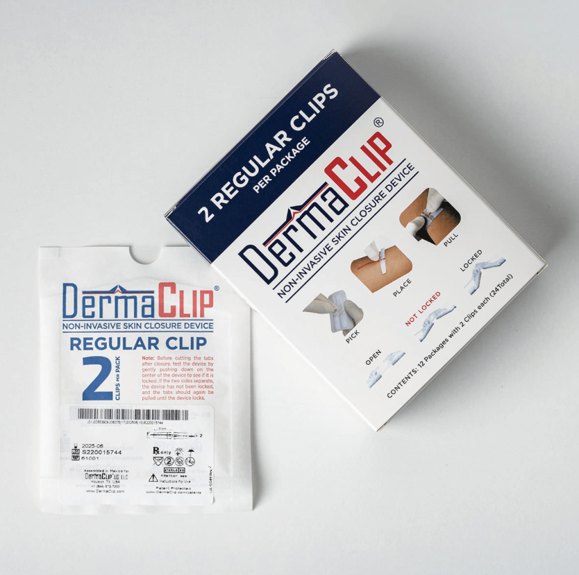 DermaClip Regular 2-Clip, Pull Close 