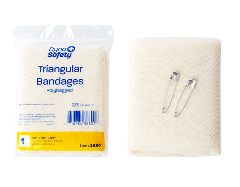 Cotton Triangle Bandages, 40