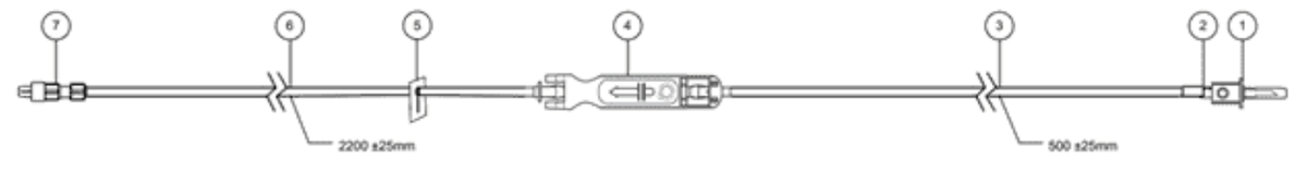 Sapphire AP403-01 - Microbore Infusion Set with Non-Vented Spike - Pacific Biomedical