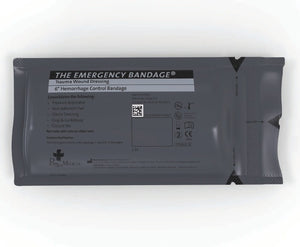 FCP-02 6 in Emergency Bandage sterile package, trauma wound dressing and hemorrhage control bandage, NSN 6510-01-492-2275 - Pacific Biomedical