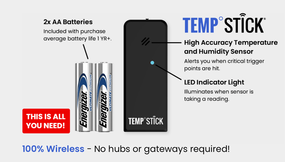 TempStick Wifi Temperature and Humidity Sensor - Pacific Biomedical