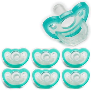 JollyPop Newborn teal pacifiers group view