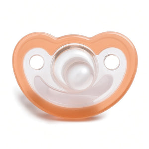 JollyPop Newborn orange pacifier front view