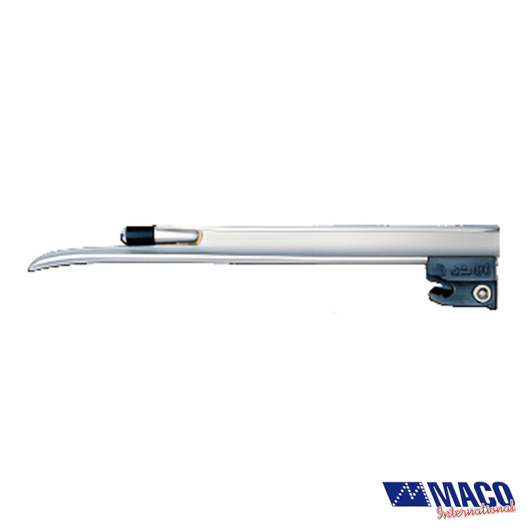 Maco Stainless Disposable Laryngoscope Blade, Miller Size 4 