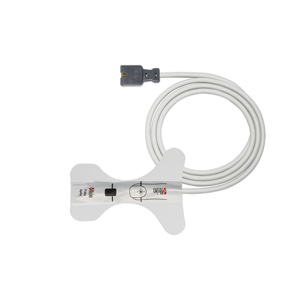 Masimo 2318 LNCS Pdtx-3 pediatric adhesive SpO2 sensor, 3 ft, full sensor with coiled cable and LNCS connector