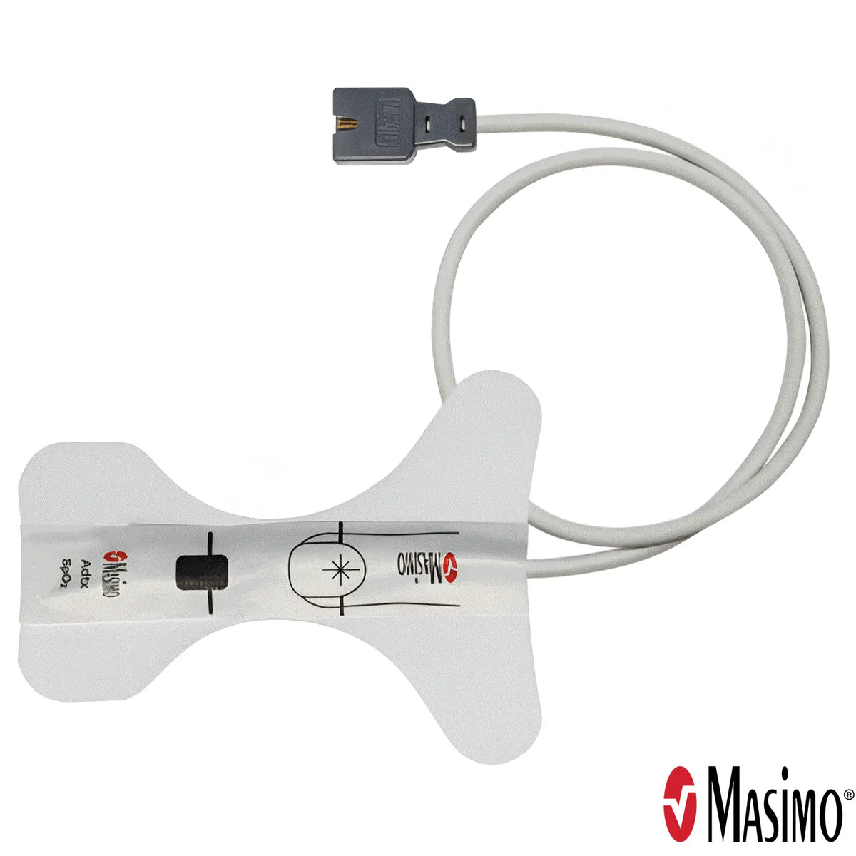 Masimo 1859 LNCS Adtx, Adult adhesive sensor, 18 in., (>30 kg), 20/Box 