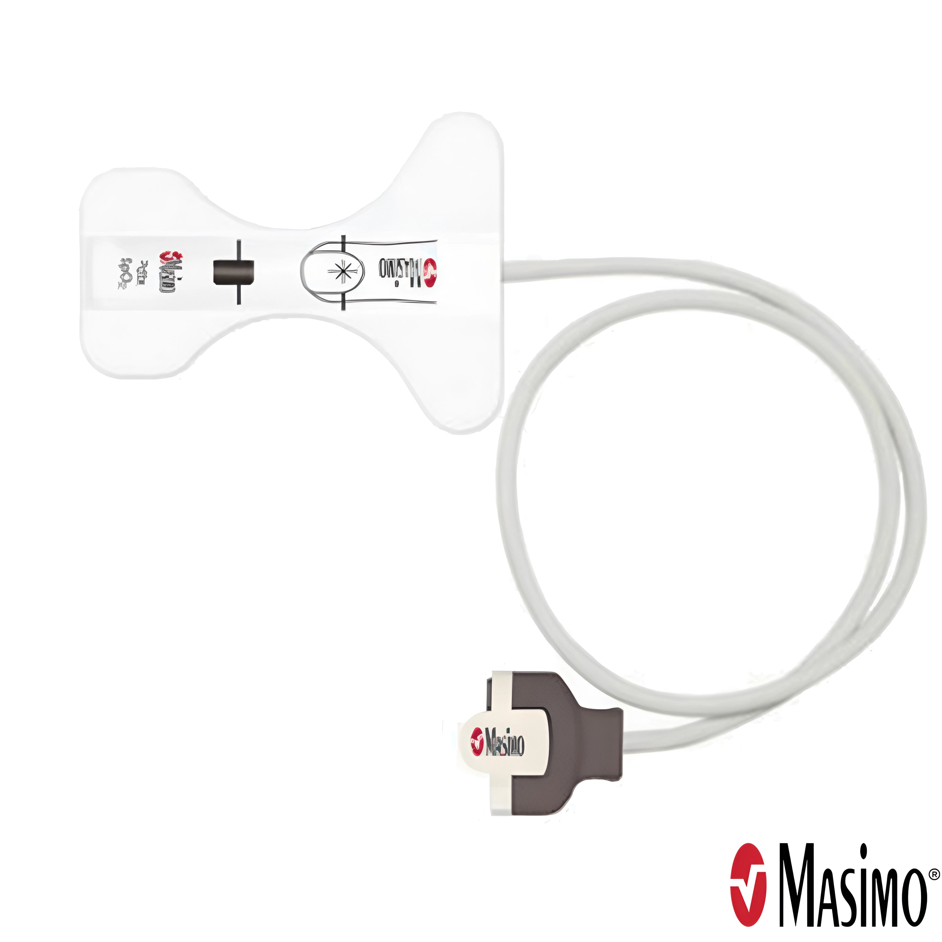 Masimo M-LNCS Pdtx-3, Pediatric adhesive sensor, 3 ft., (10-50 kg) - Pacific Biomedical