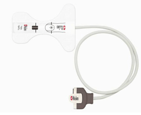 Masimo Disposable Spo2 Sensor Reverse Engineer Masimo 2510 M-LNCS Pdtx,18 inch Pediatric Disposable Adhesive SpO2 Sensor